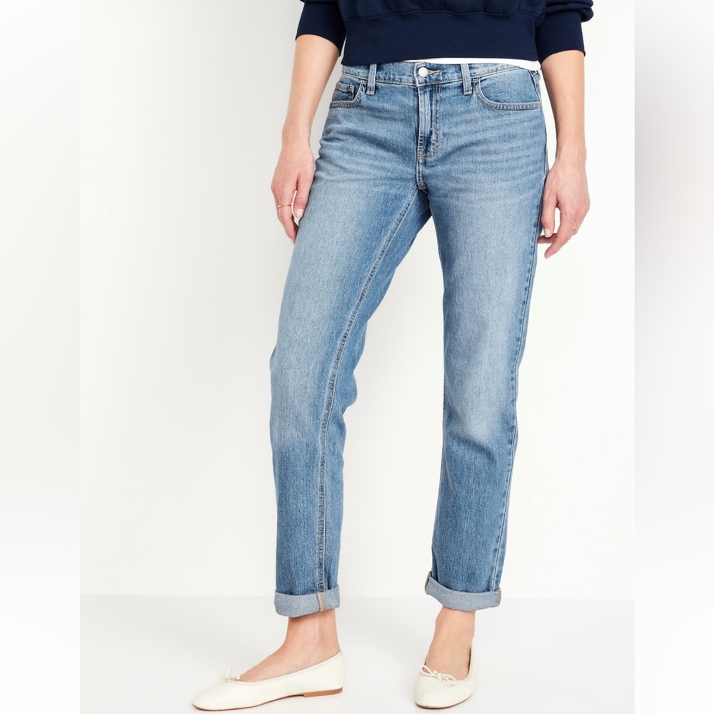 GAP 1969 Distressed Best Girlfriend Jeans